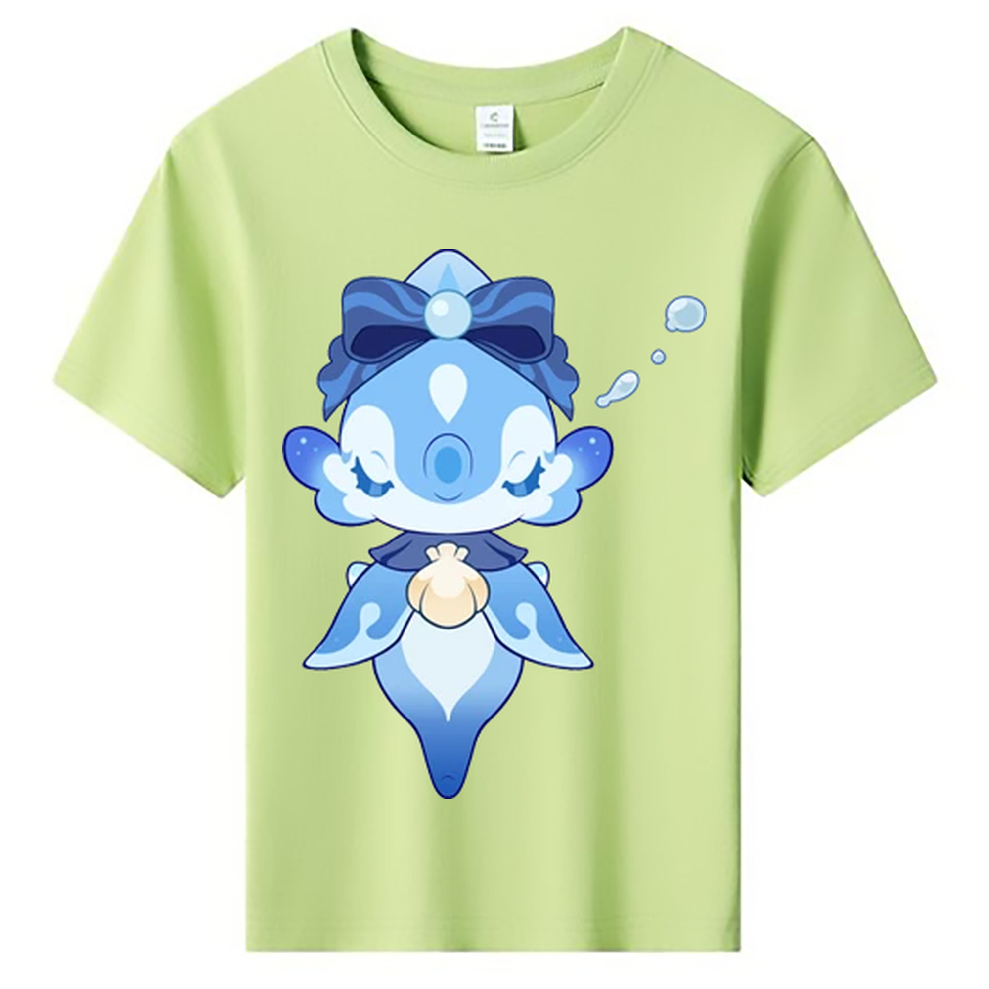 げんし神 フリーナ genshin Furina 綿100％キッズTシャツ（フロントプリント）